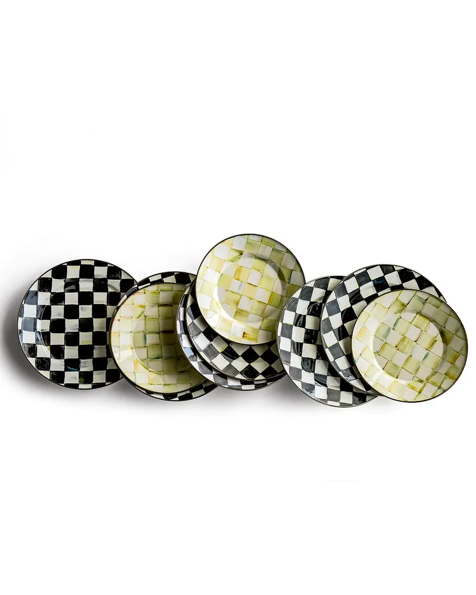 MacKenzie-Childs Courtly Check Charger Plate | Thumbnail 5 MacKenzie-Childs Courtly Check Charger Plate | Thumbnail 5