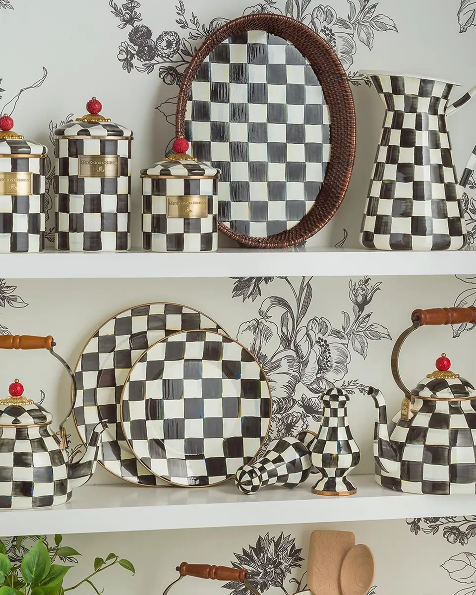 MacKenzie-Childs Courtly Check Charger Plate | Thumbnail 8 MacKenzie-Childs Courtly Check Charger Plate | Thumbnail 8