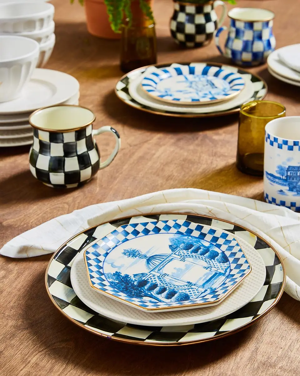 MacKenzie-Childs Courtly Check Dinner Plate | Thumbnail 3