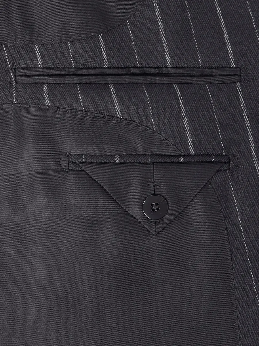 Tom Ford Atticus Slim-Fit Double-Breasted Striped Wool-Twill Suit Jacket - Men | Thumbnail 6 Tom Ford Atticus Slim-Fit Double-Breasted Striped Wool-Twill Suit Jacket - Men | Thumbnail 6