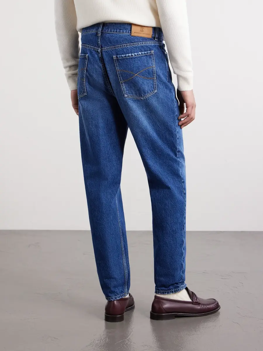 Brunello Cucinelli Straight-Leg Jeans - Men | Thumbnail 4 Brunello Cucinelli Straight-Leg Jeans - Men | Thumbnail 4