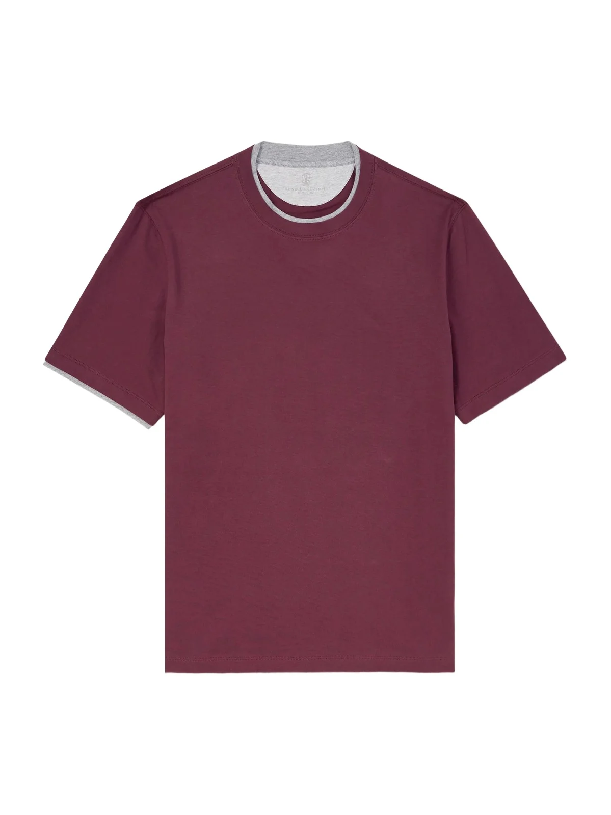 Layered Cotton-Jersey T-Shirt - Men Layered Cotton-Jersey T-Shirt - Men