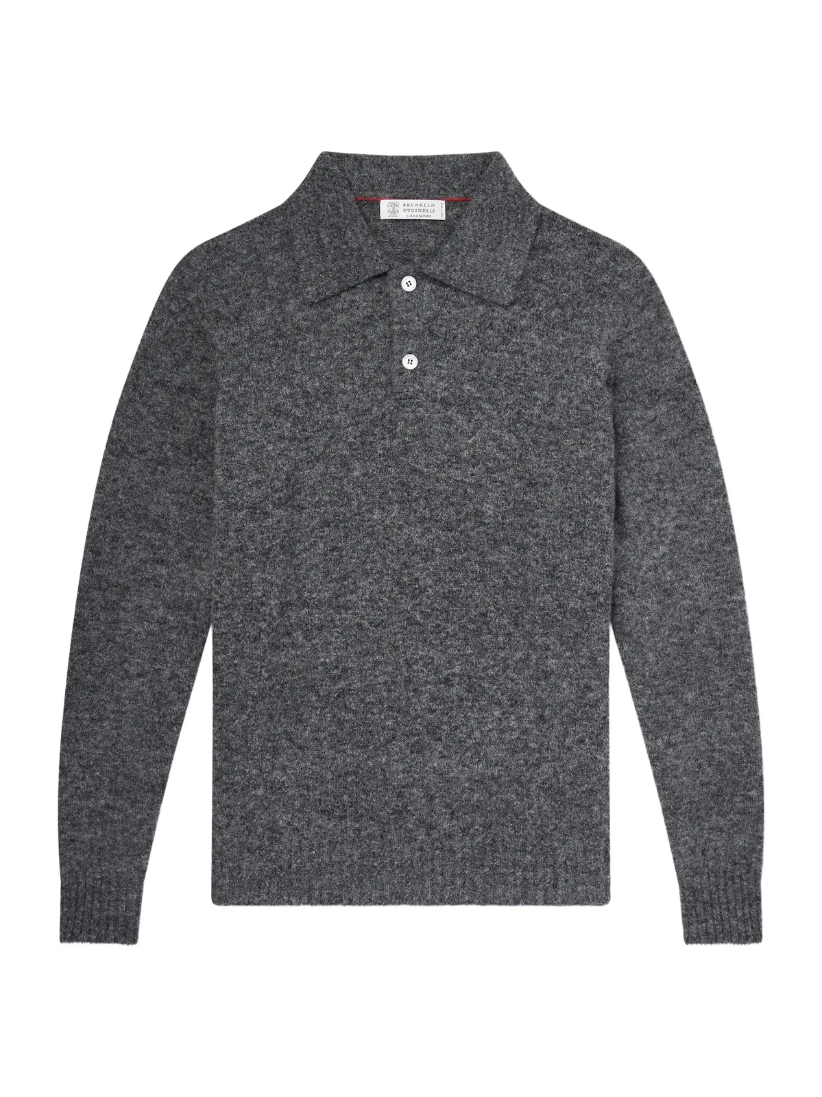 Alpaca-Blend Polo Sweater - Men