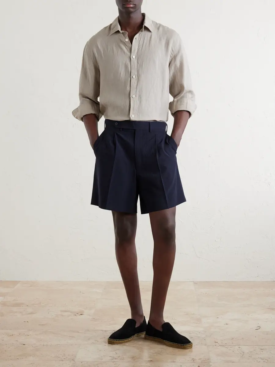 Sunspel Linen Shirt - Men | Thumbnail 2 Sunspel Linen Shirt - Men | Thumbnail 2