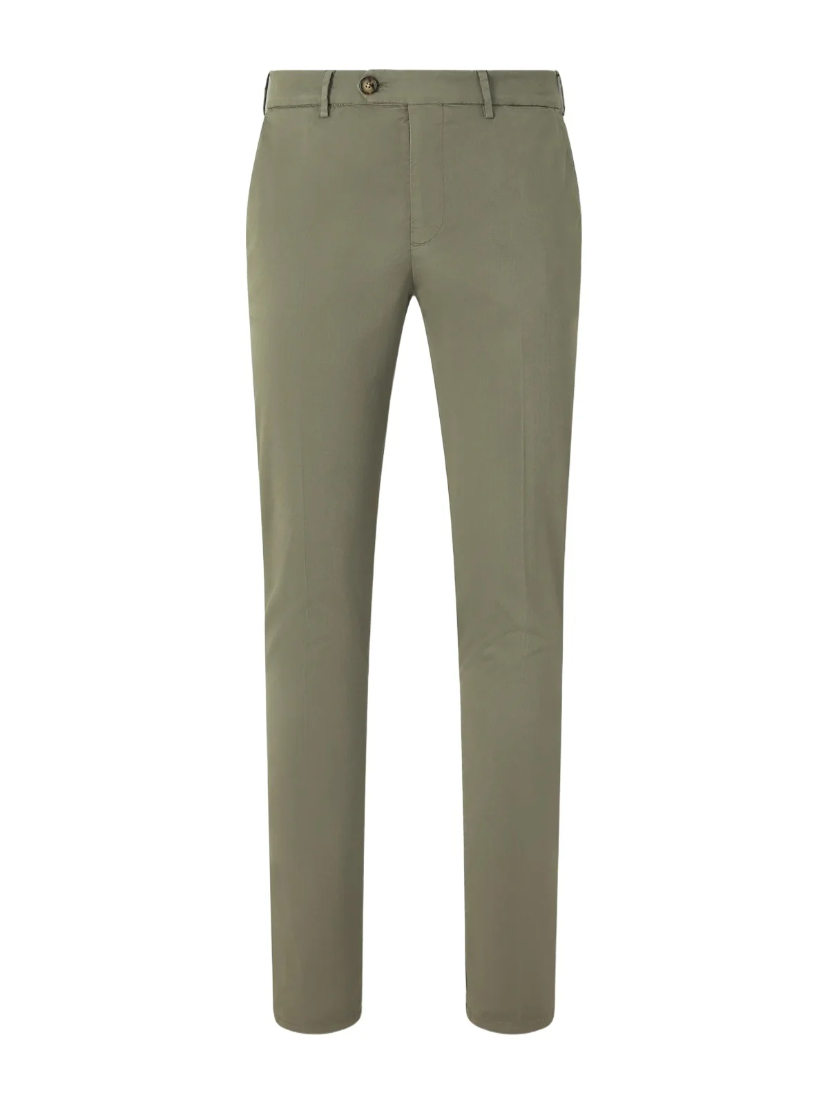 Slim-Fit Straight-Leg Stretch-Cotton Twill Trousers - Men