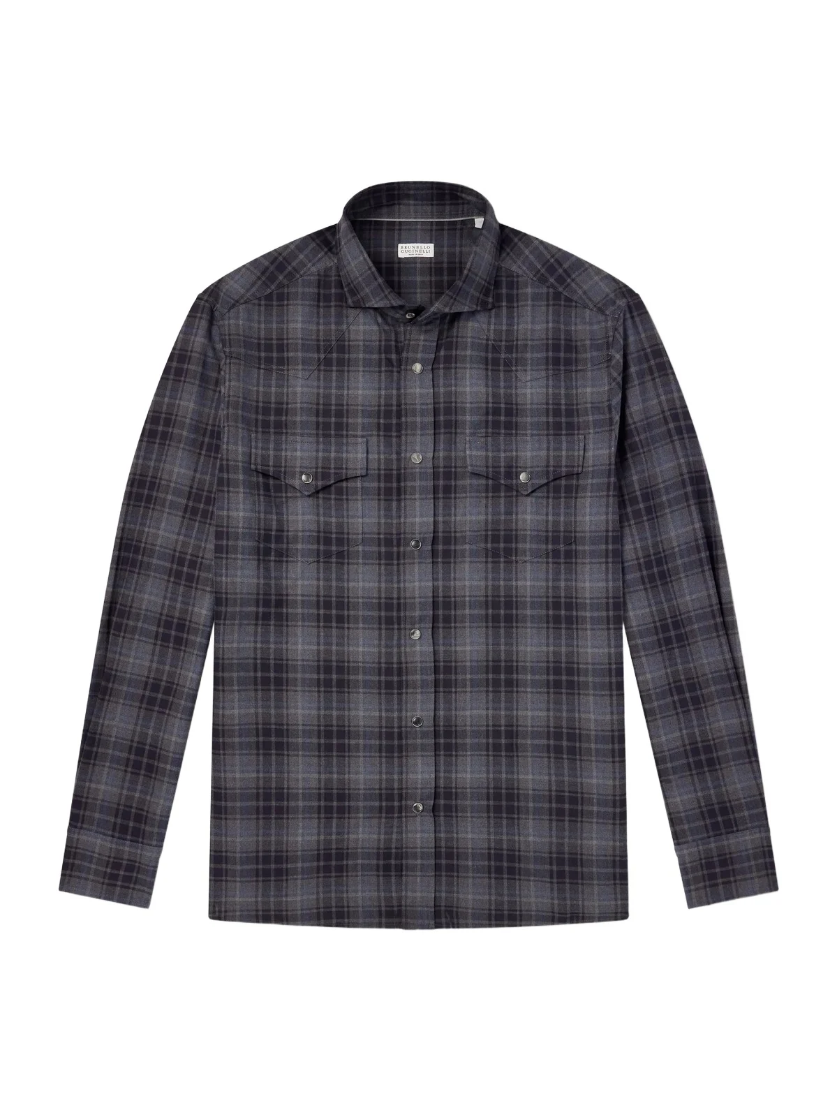 Checked Cotton-Flannel Shirt - Men