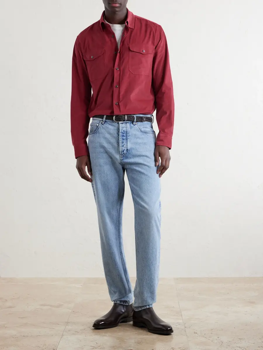 Caruso Cotton-Corduroy Shirt - Men | Thumbnail 2 Caruso Cotton-Corduroy Shirt - Men | Thumbnail 2