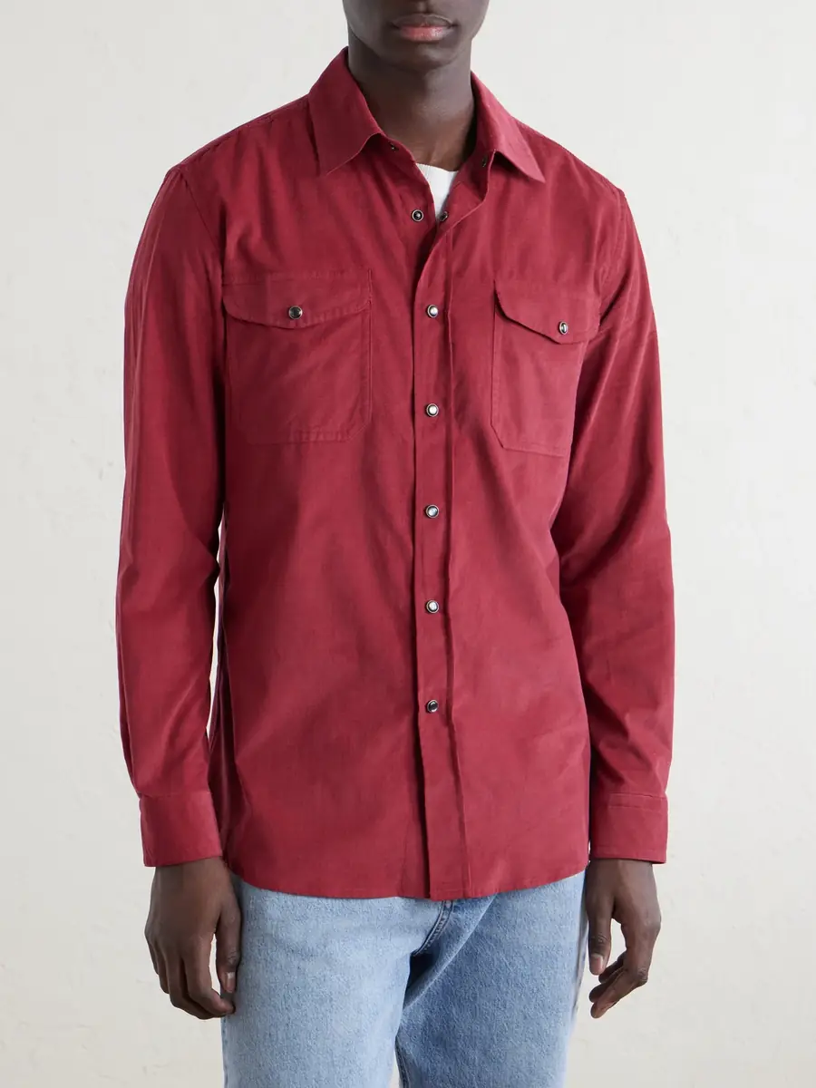 Caruso Cotton-Corduroy Shirt - Men | Thumbnail 3 Caruso Cotton-Corduroy Shirt - Men | Thumbnail 3