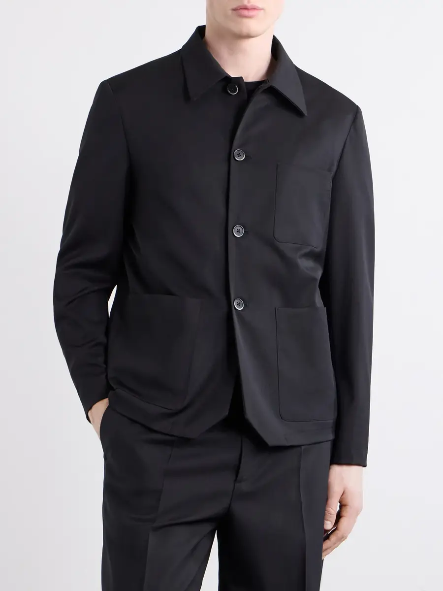 Barena Wool-Blend Gabardine Overshirt - Men | Thumbnail 3 Barena Wool-Blend Gabardine Overshirt - Men | Thumbnail 3