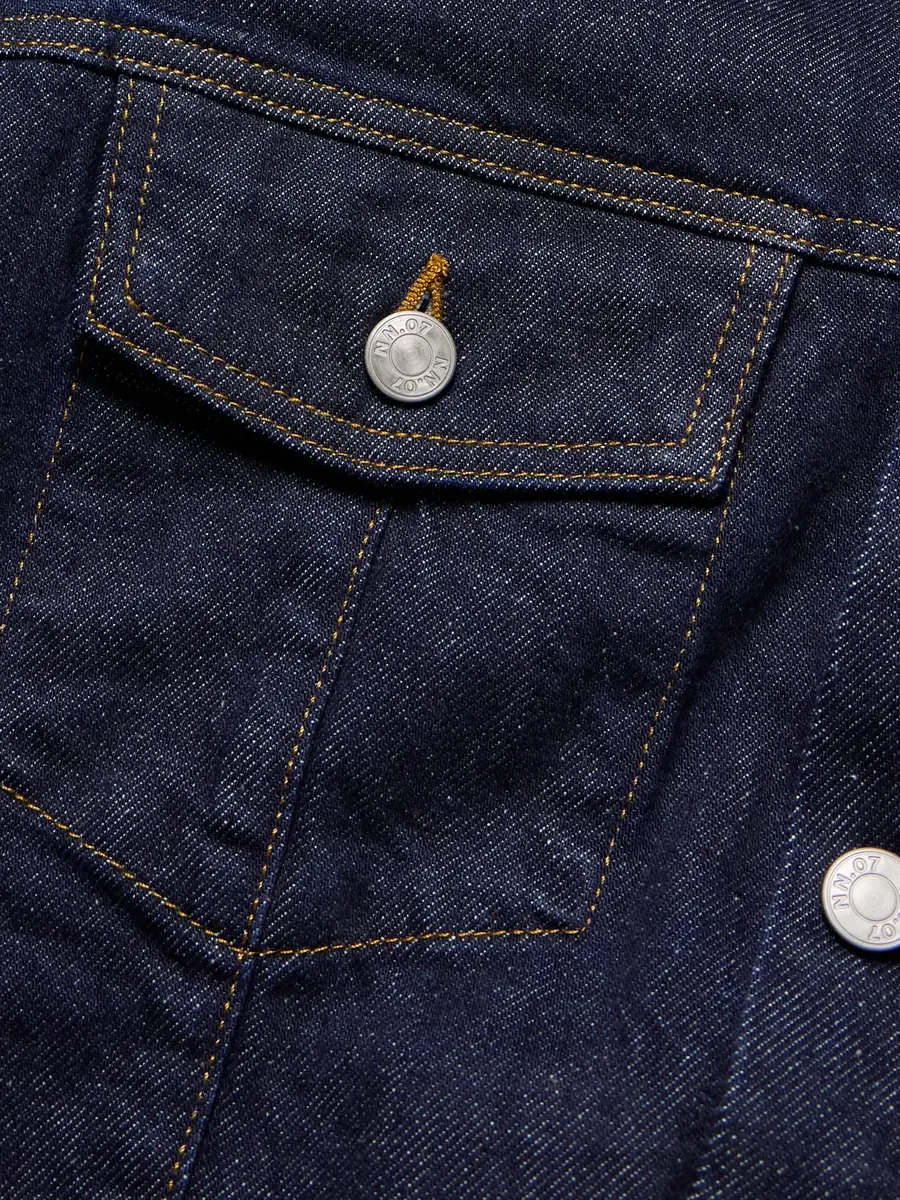 NN07 Roy 1882 Corduroy-Trimmed Organic Denim Jacket - Men | Thumbnail 6 NN07 Roy 1882 Corduroy-Trimmed Organic Denim Jacket - Men | Thumbnail 6