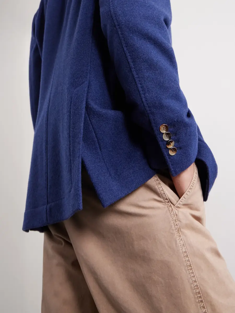 Brunello Cucinelli Unstructured Brushed-Cashmere Blazer - Men | Thumbnail 5