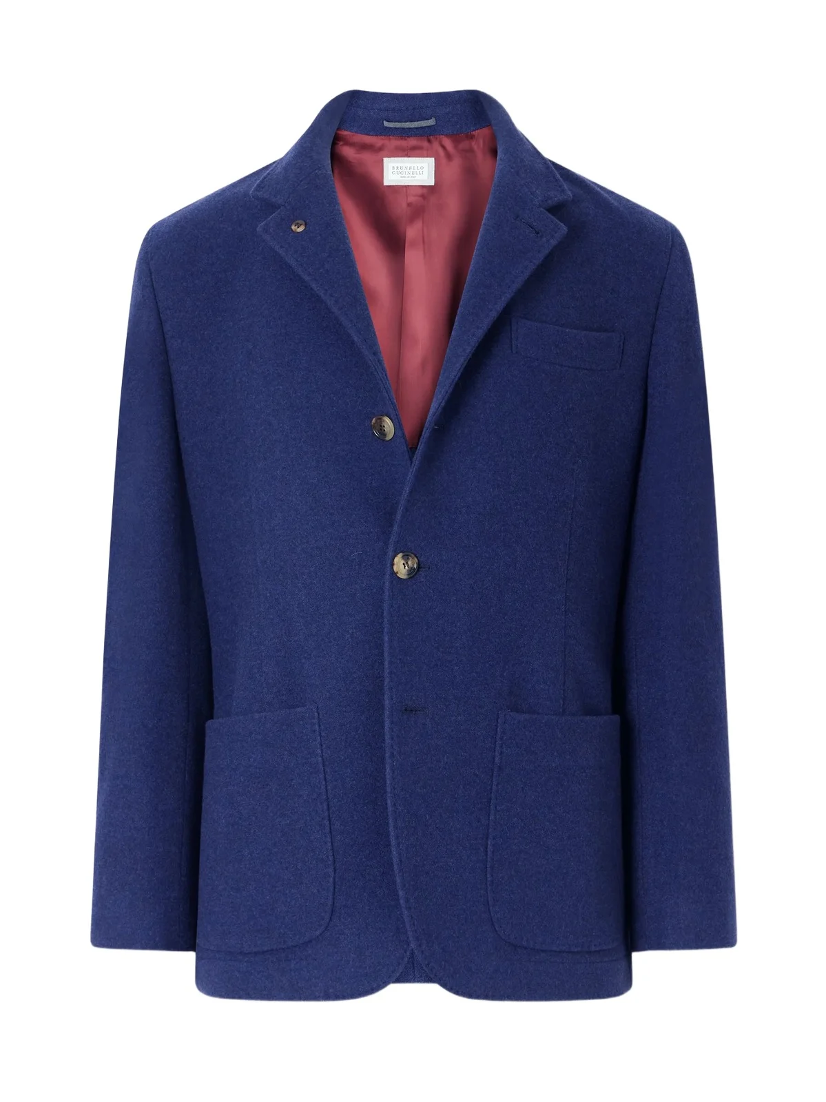 Unstructured Brushed-Cashmere Blazer - Men Unstructured Brushed-Cashmere Blazer - Men