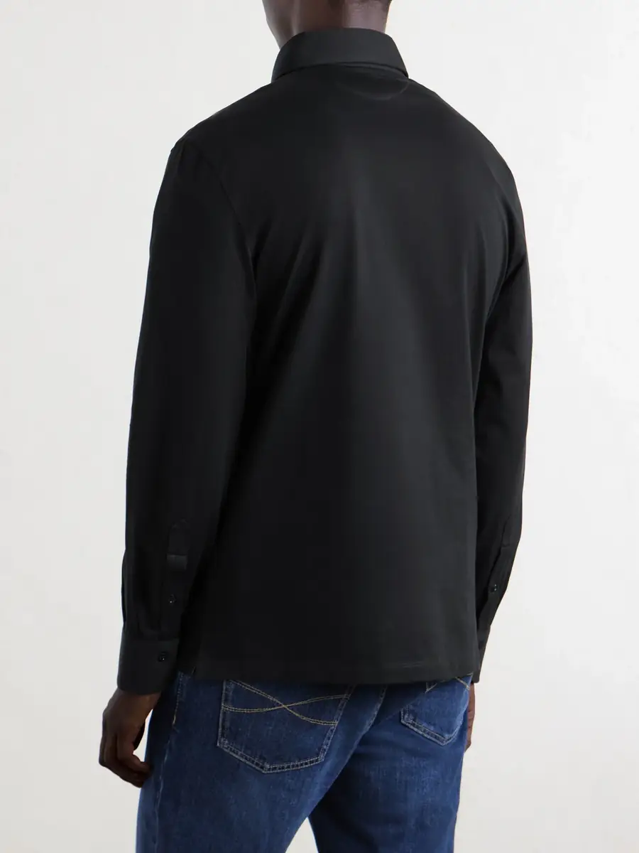 Brunello Cucinelli Cotton Polo Shirt - Men | Thumbnail 4