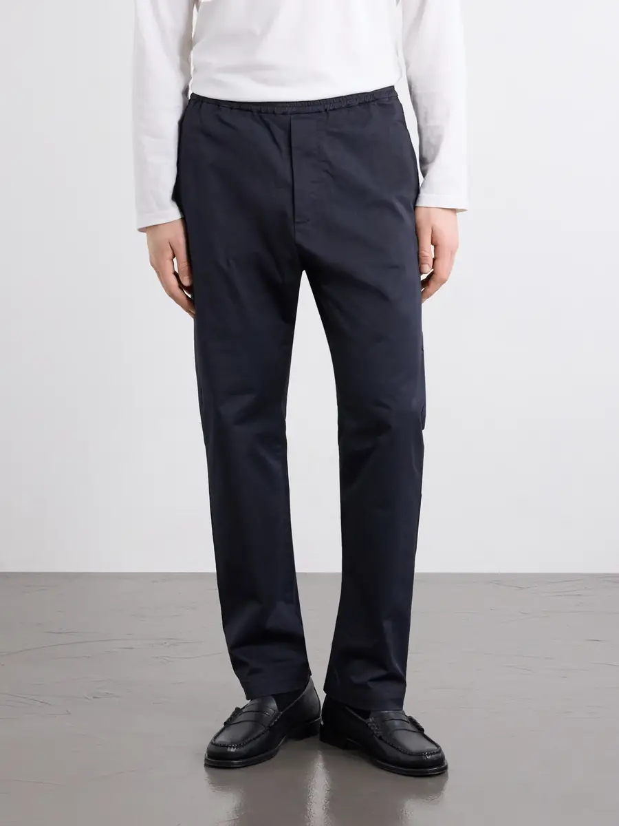 Barena Straight-Leg Cotton-Blend Gabardine Trousers - Men | Thumbnail 3 Barena Straight-Leg Cotton-Blend Gabardine Trousers - Men | Thumbnail 3