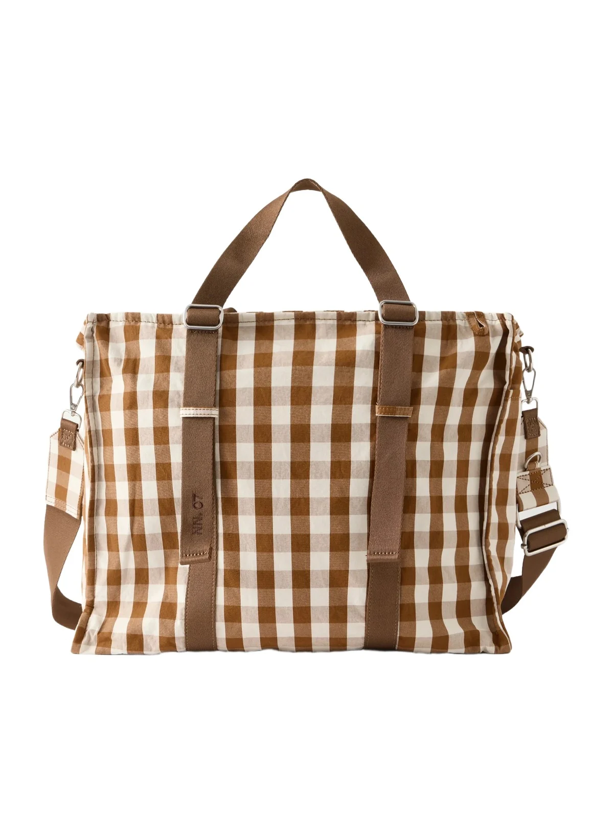 NN07 Checked Organic Cotton Weekend Bag - Men