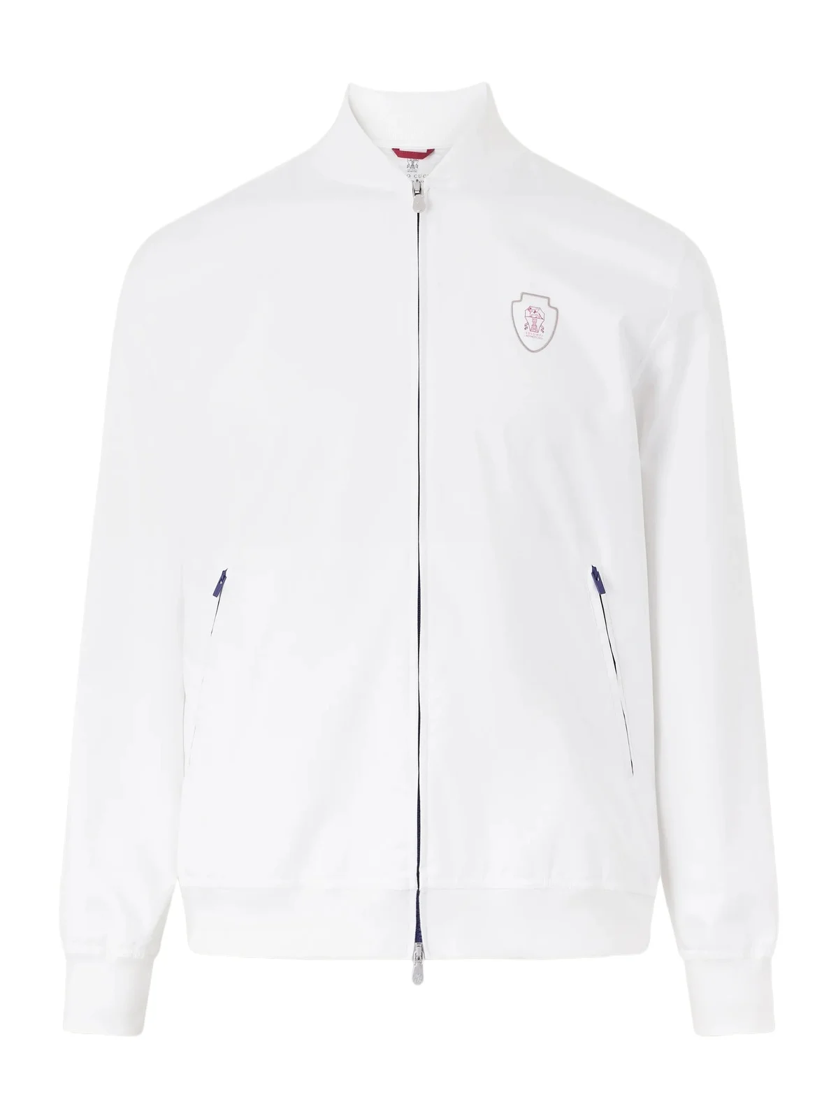 Brunello Cucinelli Logo-Appliquéd Shell Bomber Jacket - Men