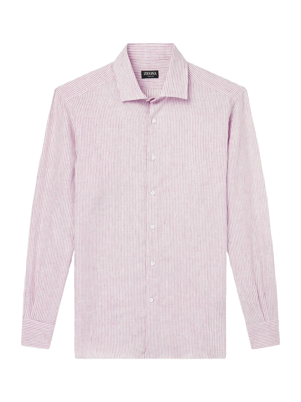 Striped Linen Shirt - Men Striped Linen Shirt - Men