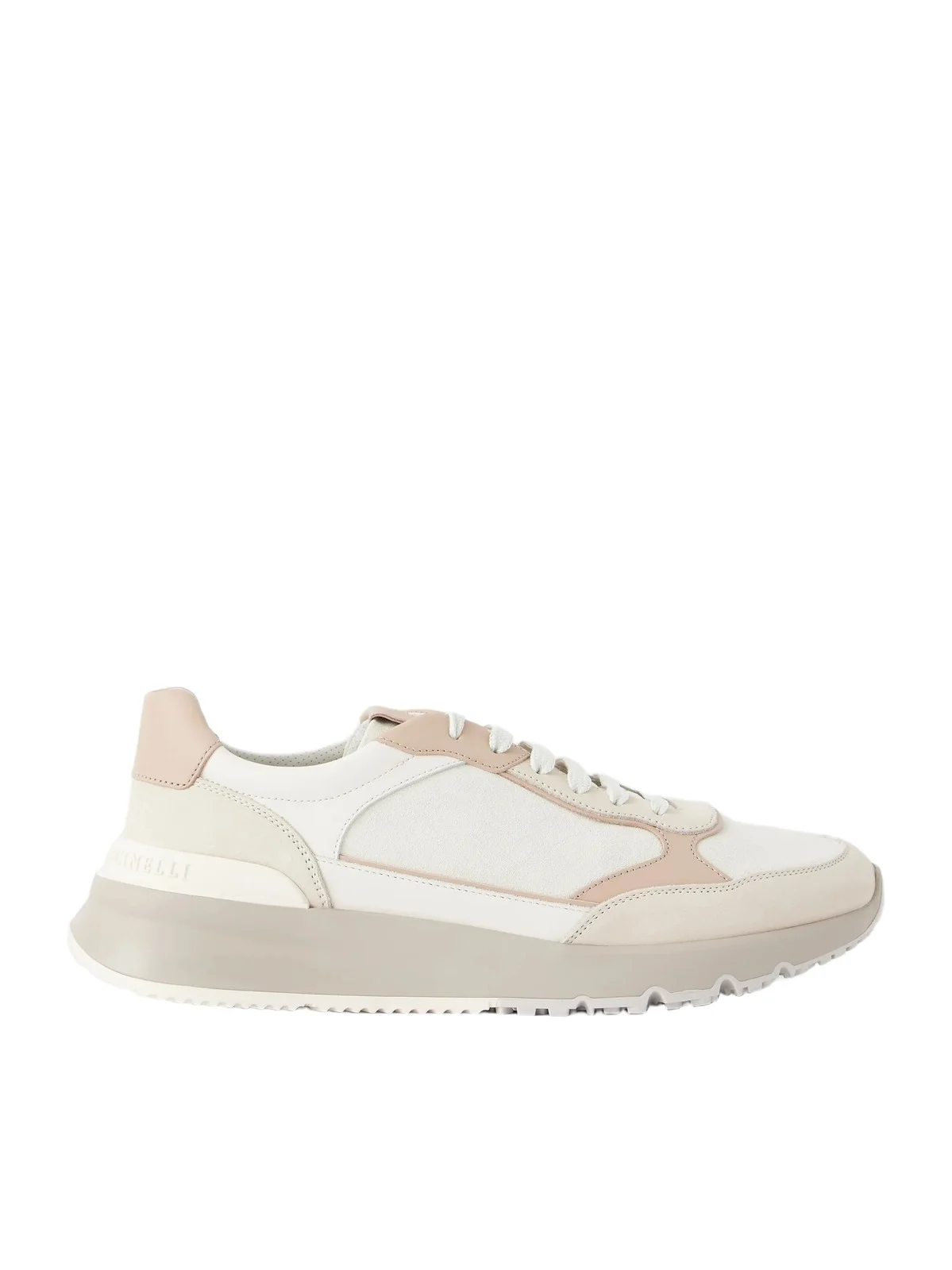 Leather and Suede Sneakers - Men Leather and Suede Sneakers - Men
