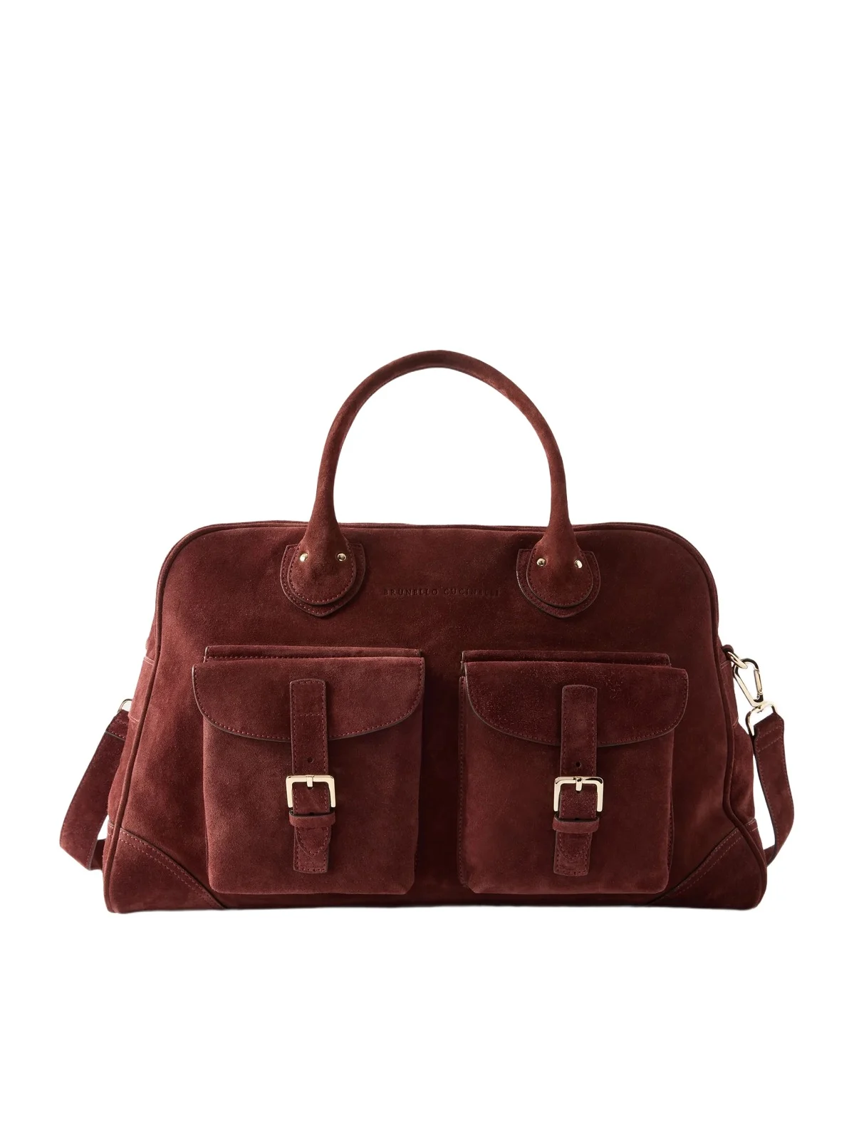 Suede Weekend Bag - Men Suede Weekend Bag - Men