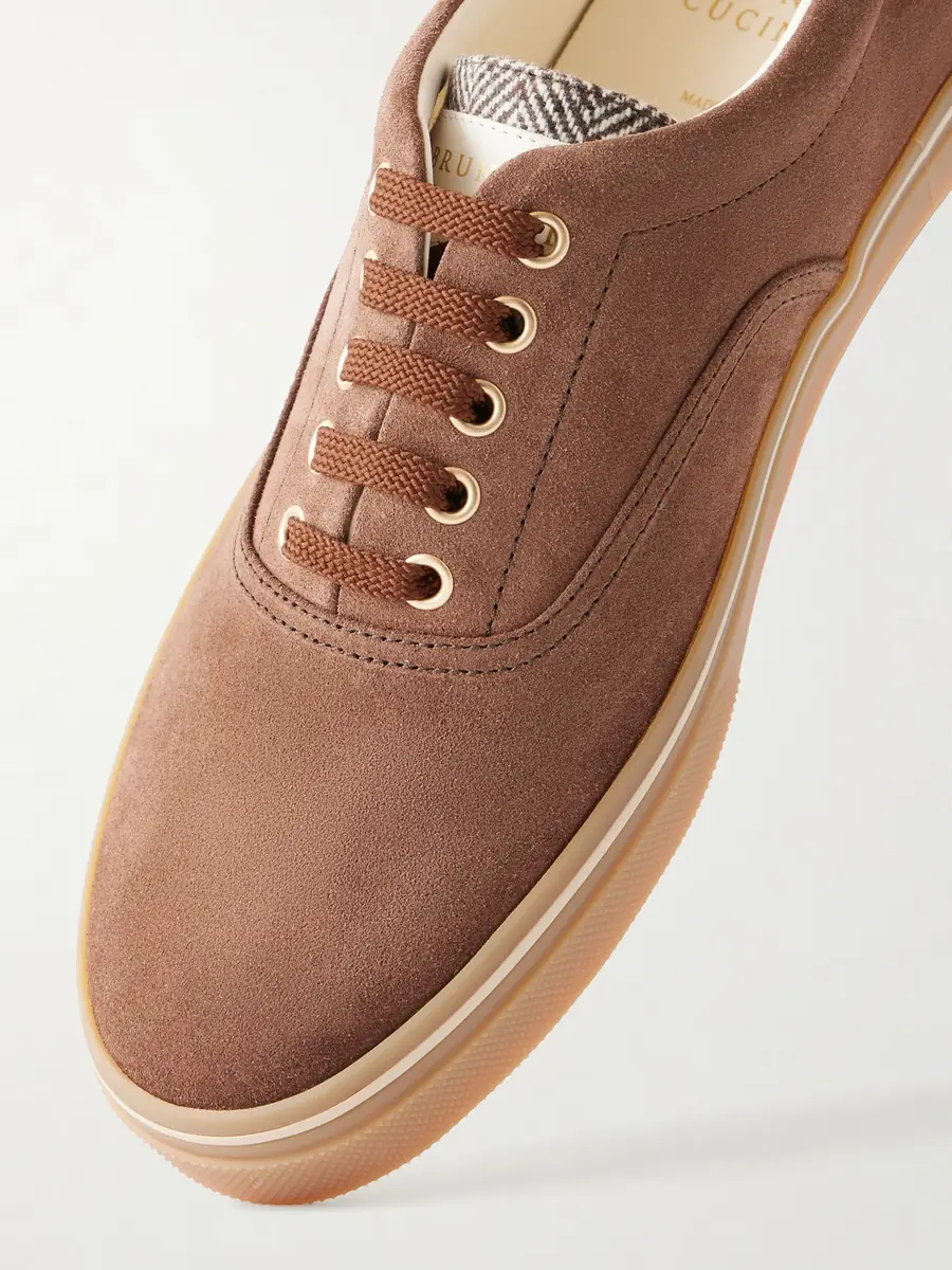 Brunello Cucinelli Suede Sneakers - Men | Thumbnail 5 Brunello Cucinelli Suede Sneakers - Men | Thumbnail 5