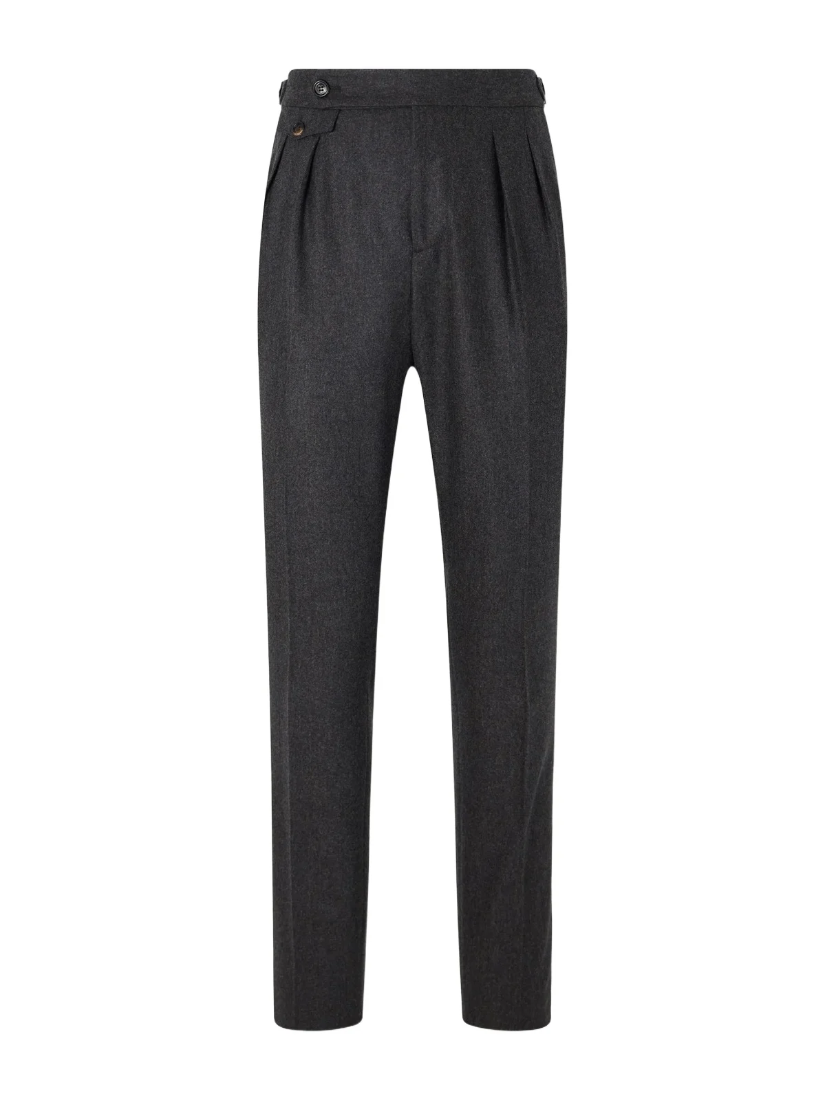 Brunello Cucinelli Straight-Leg Pleated Wool Trousers - Men