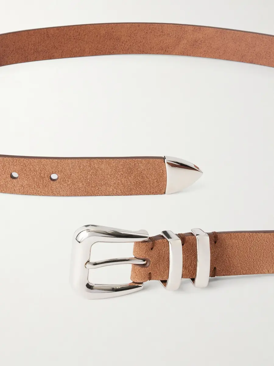 Brunello Cucinelli 3cm Suede Belt - Men | Thumbnail 3 Brunello Cucinelli 3cm Suede Belt - Men | Thumbnail 3