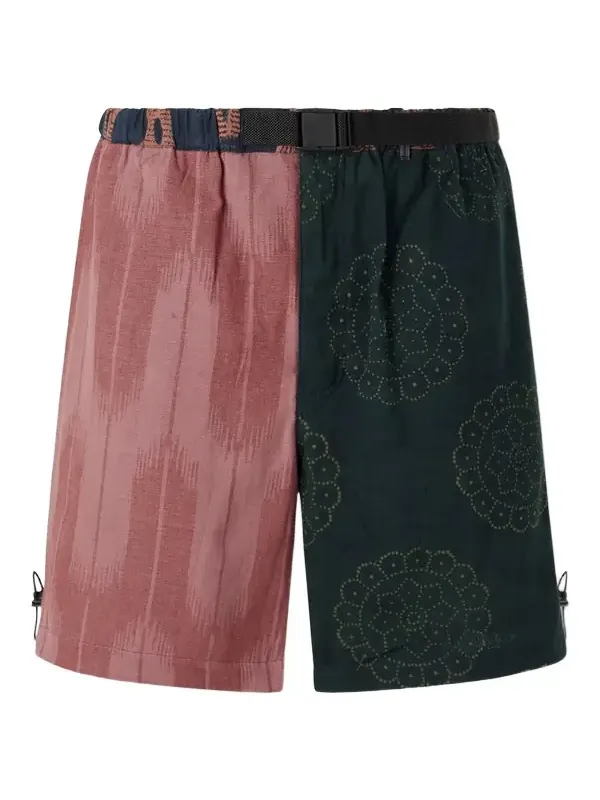 Kardo Kami Wide-Leg Belted Cotton Shorts - Men