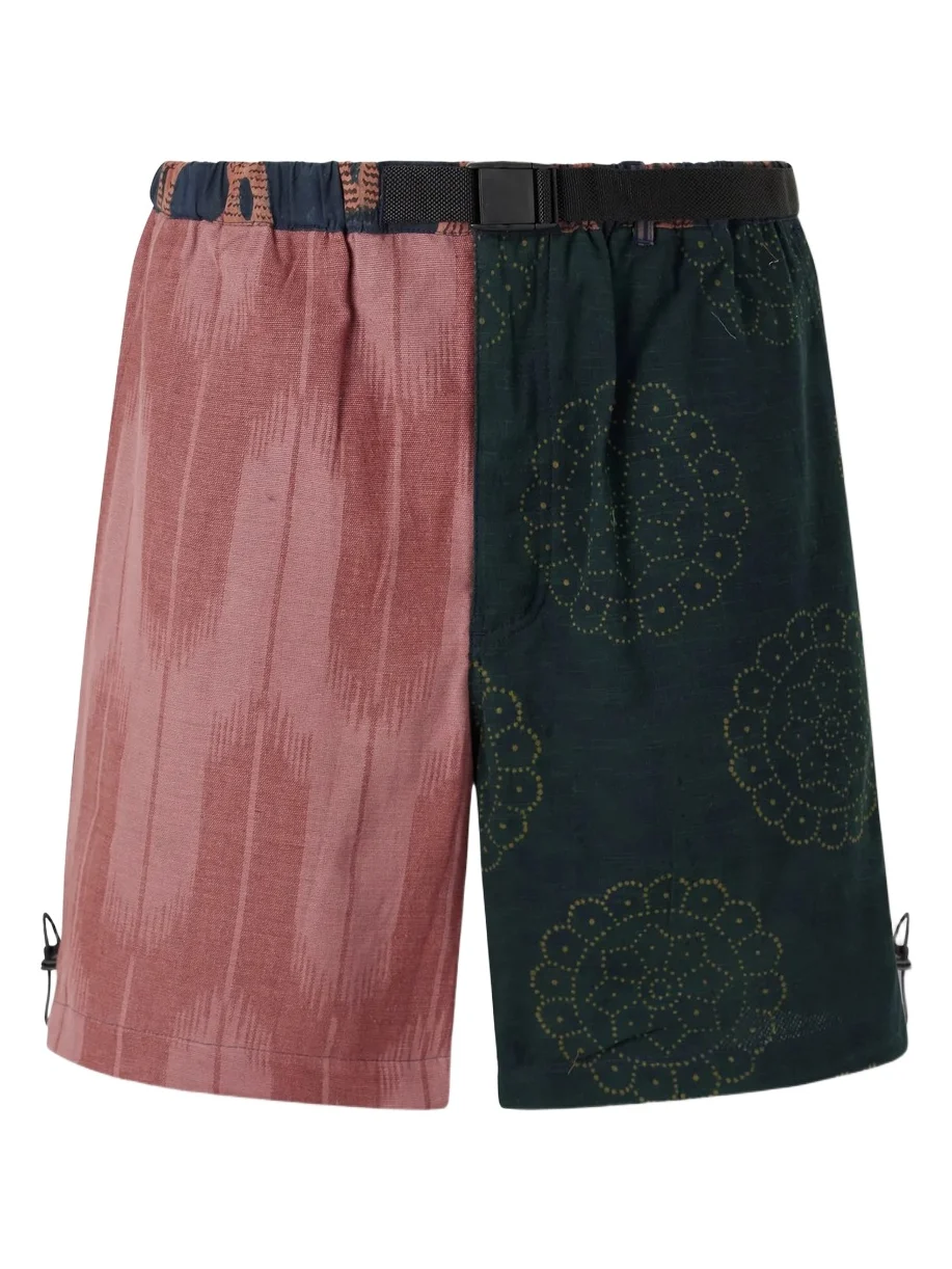 Kardo Kami Wide-Leg Belted Cotton Shorts - Men