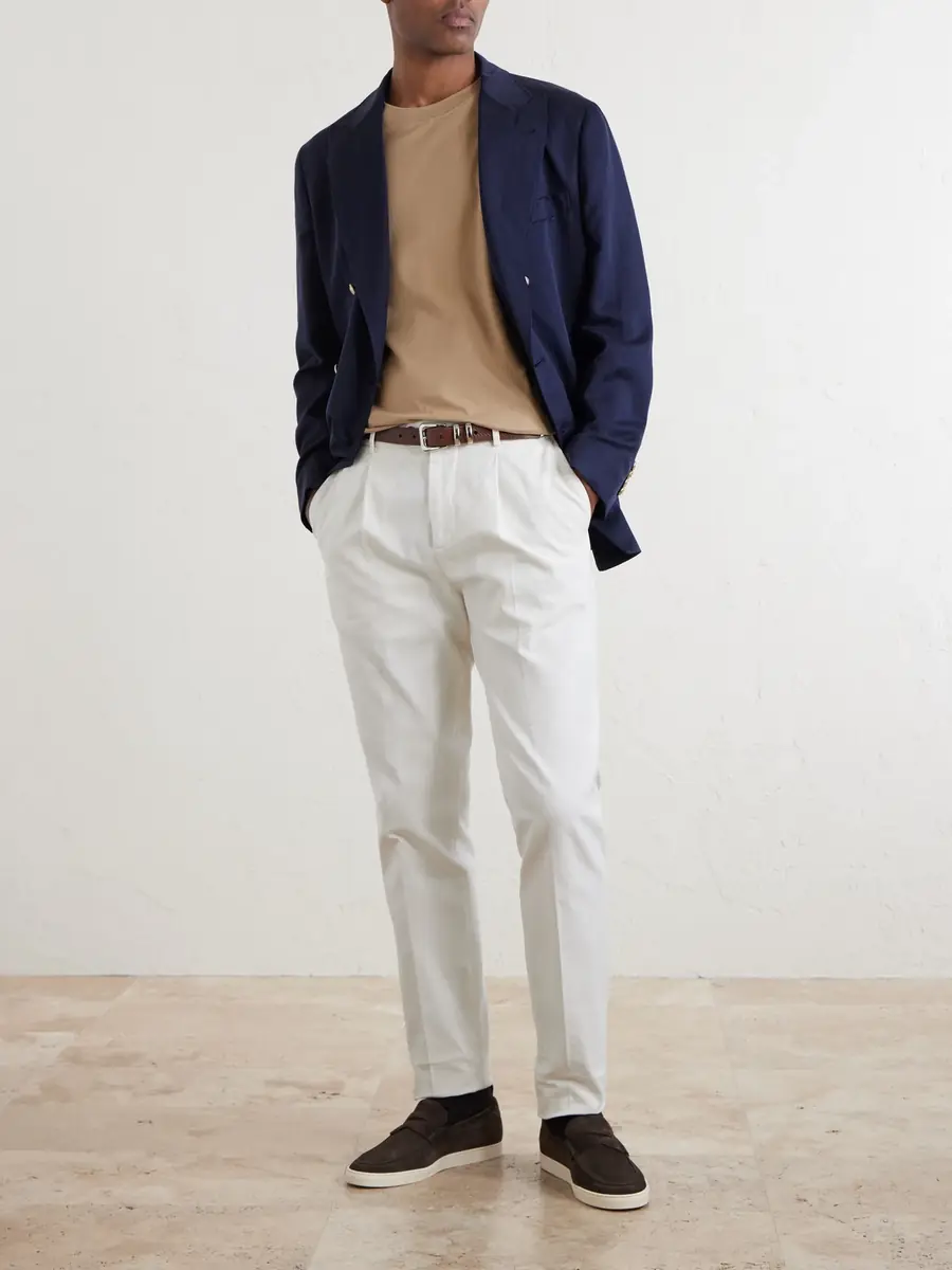 Brunello Cucinelli Logo-Print Cotton-Jersey T-Shirt - Men | Thumbnail 2
