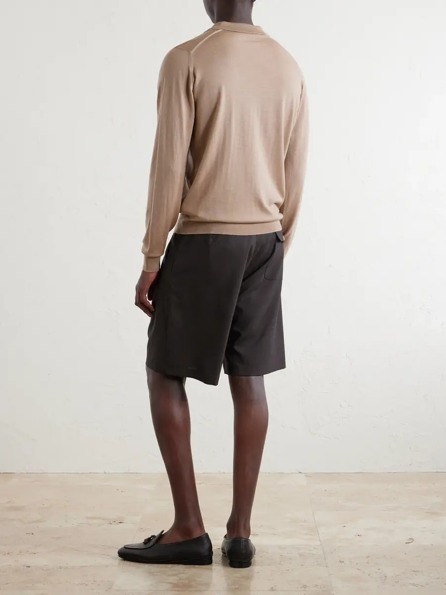 John Smedley Caverhill Knitted Merino Wool Polo Shirt - Men | Thumbnail 4 John Smedley Caverhill Knitted Merino Wool Polo Shirt - Men | Thumbnail 4