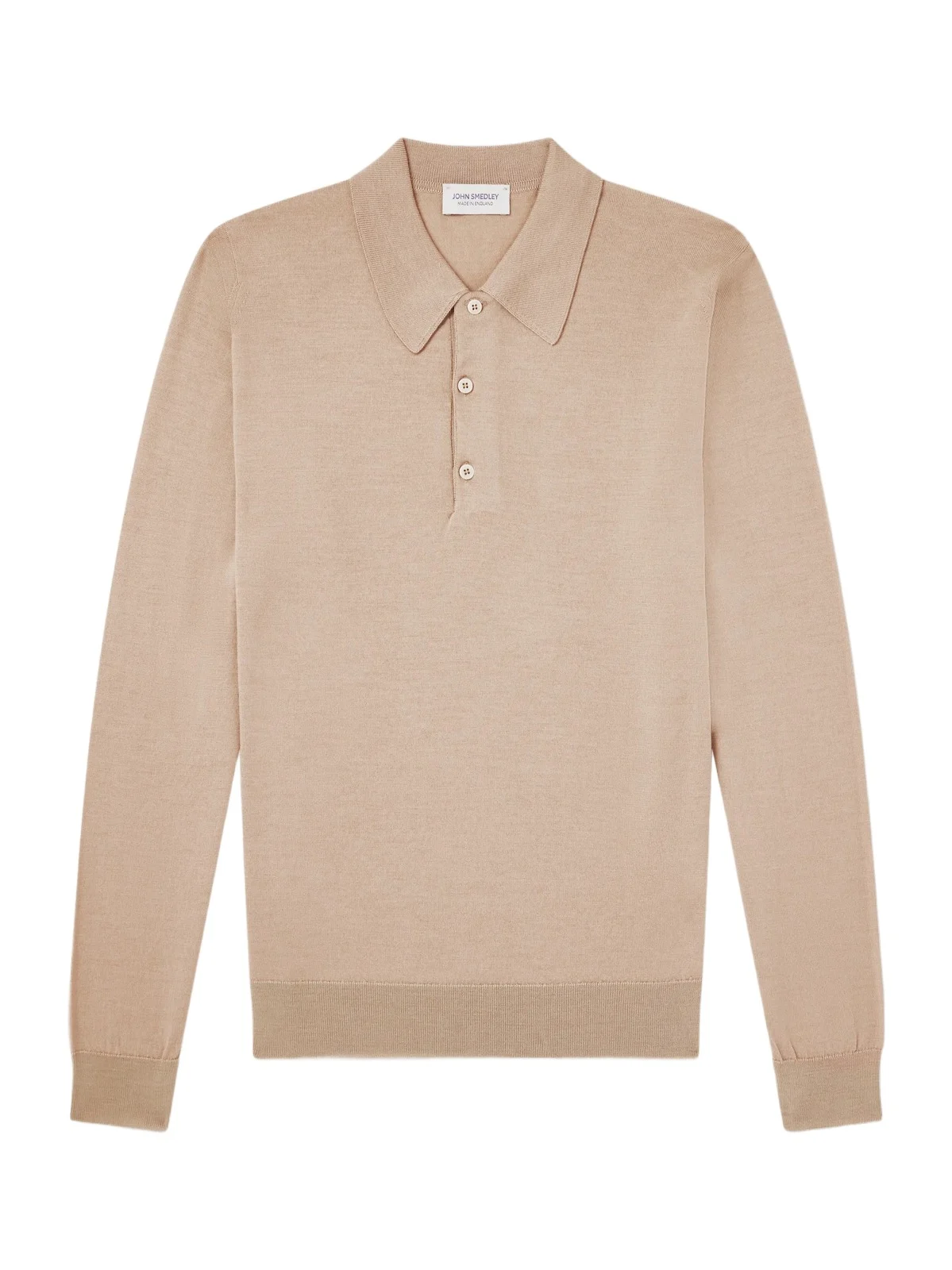 John Smedley Caverhill Knitted Merino Wool Polo Shirt - Men