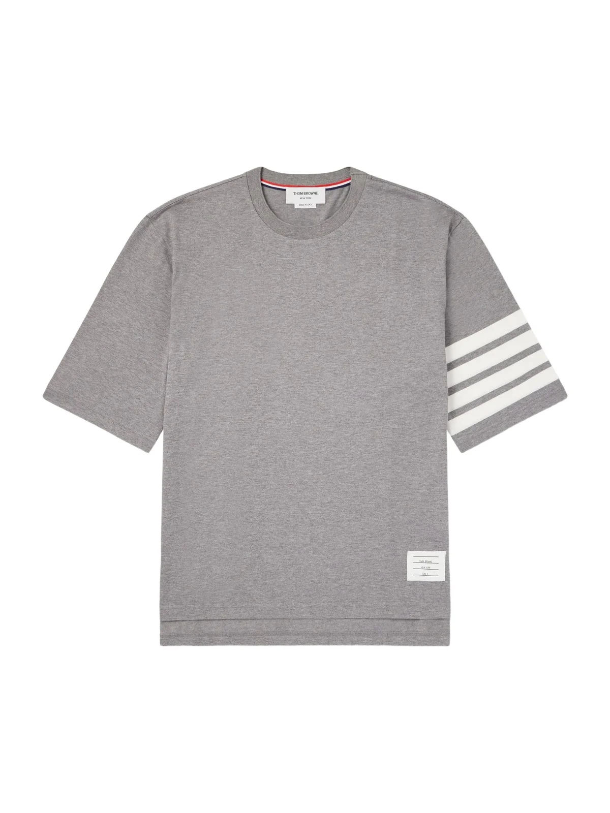 Logo-Appliquéd Striped Cotton-Jersey T-Shirt - Men
