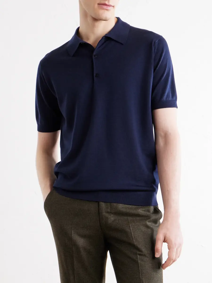 John Smedley Macloud Knitted Merino Wool Polo Shirt - Men | Thumbnail 3 John Smedley Macloud Knitted Merino Wool Polo Shirt - Men | Thumbnail 3