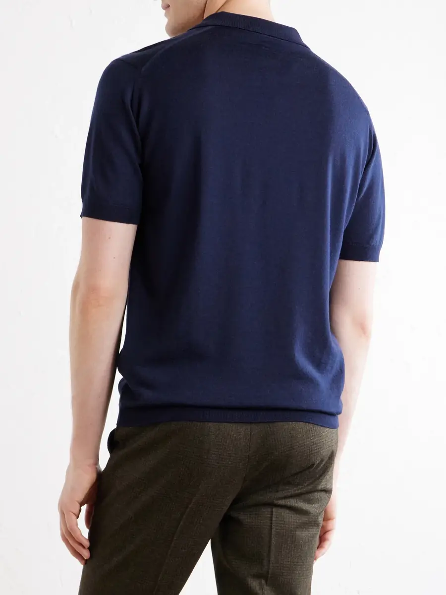 John Smedley Macloud Knitted Merino Wool Polo Shirt - Men | Thumbnail 4 John Smedley Macloud Knitted Merino Wool Polo Shirt - Men | Thumbnail 4