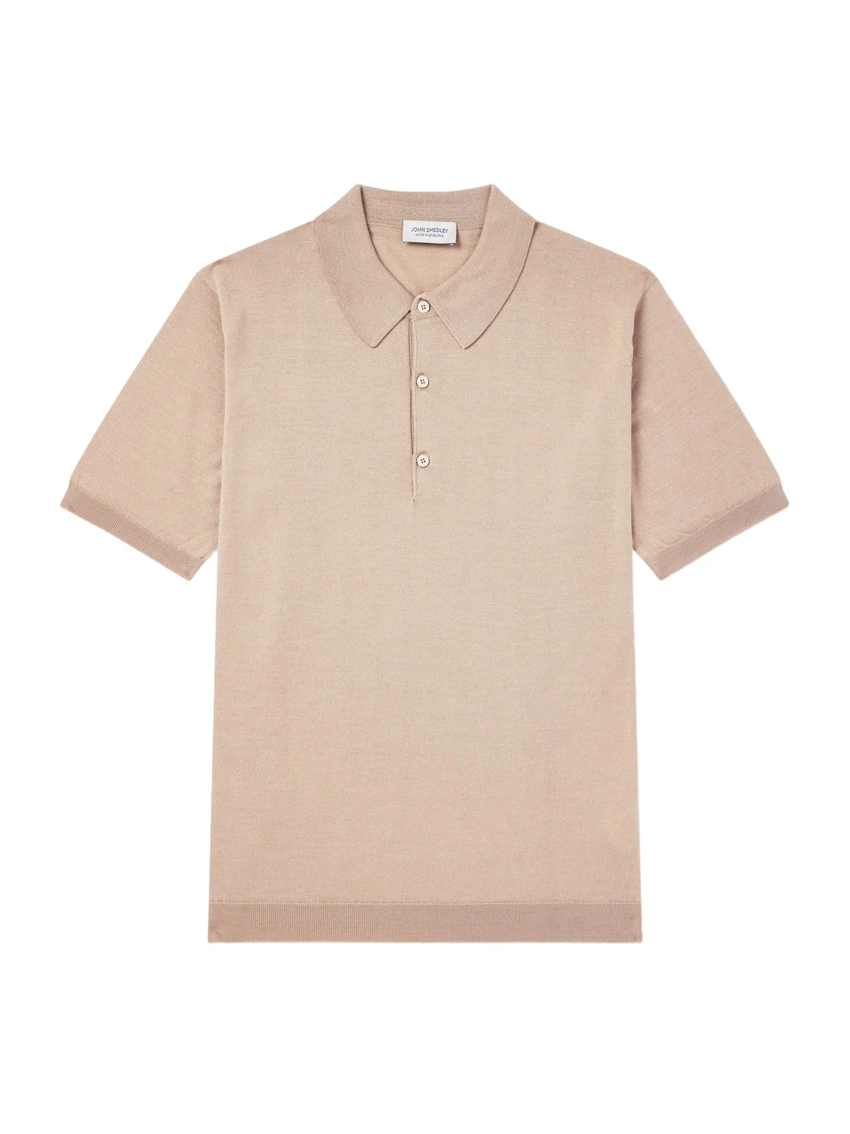 John Smedley Macloud Knitted Merino Wool Polo Shirt - Men