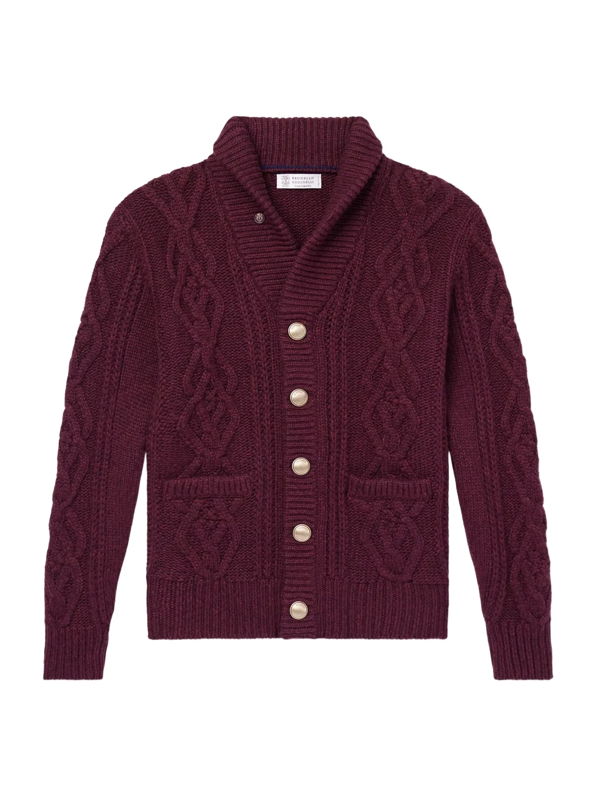 Cable-Knit Cashmere Cardigan - Men