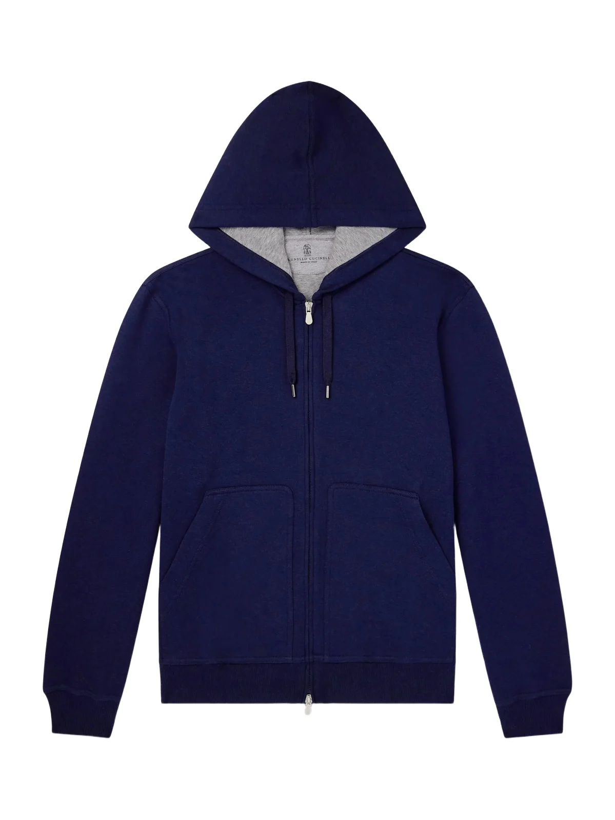Brunello Cucinelli Cotton-Blend Zip-Up Hoodie - Men