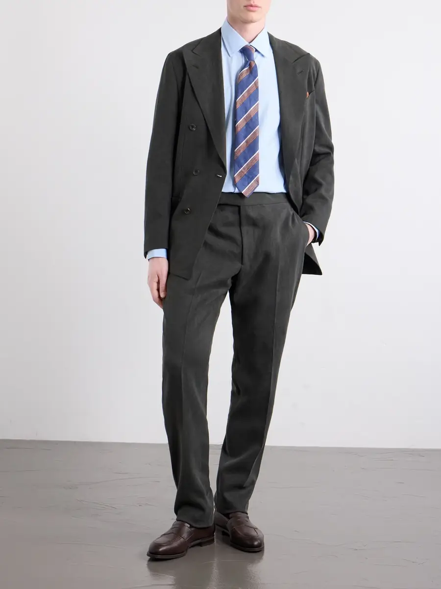 Paul Smith Classic-Collar Cotton-Poplin Shirt - Men | Thumbnail 2