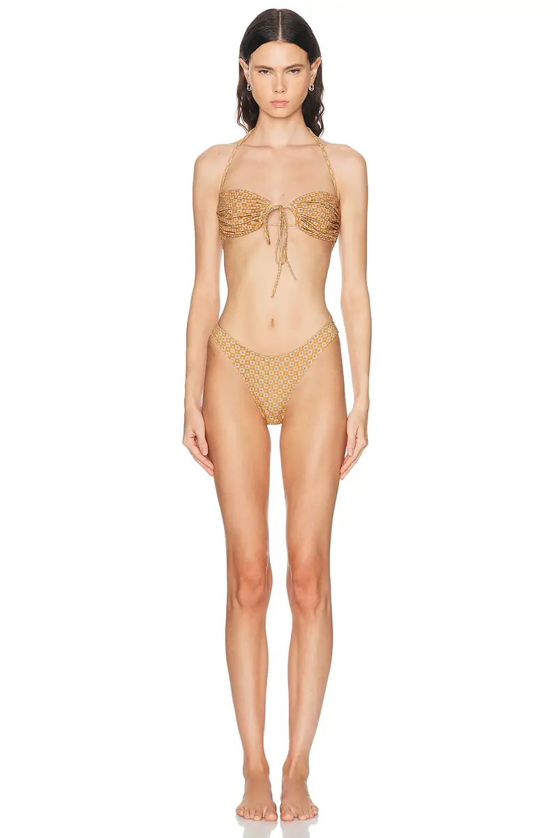 Heavy Manners High Cut Cheeky Bikini Bottom | Thumbnail 4 Heavy Manners High Cut Cheeky Bikini Bottom | Thumbnail 4