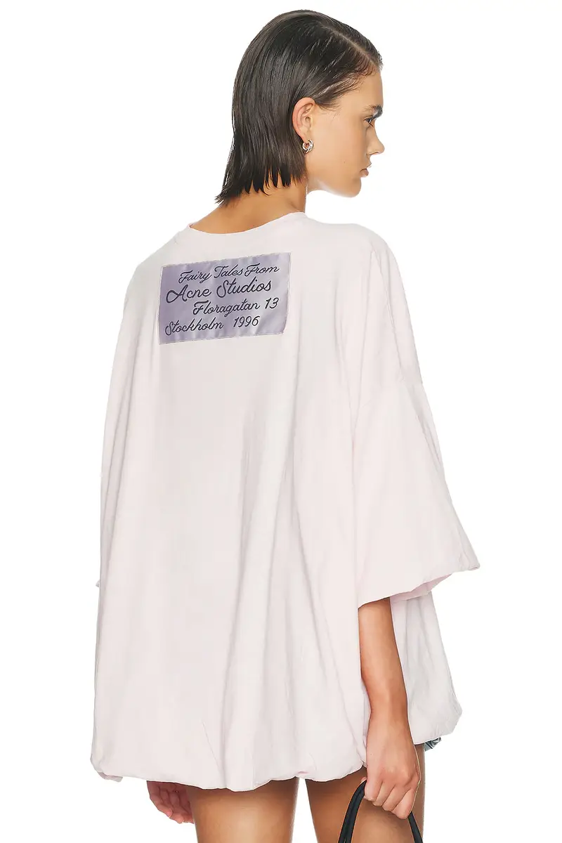 Acne Studios Eniko Irregular T-Shirt | Thumbnail 3 Acne Studios Eniko Irregular T-Shirt | Thumbnail 3