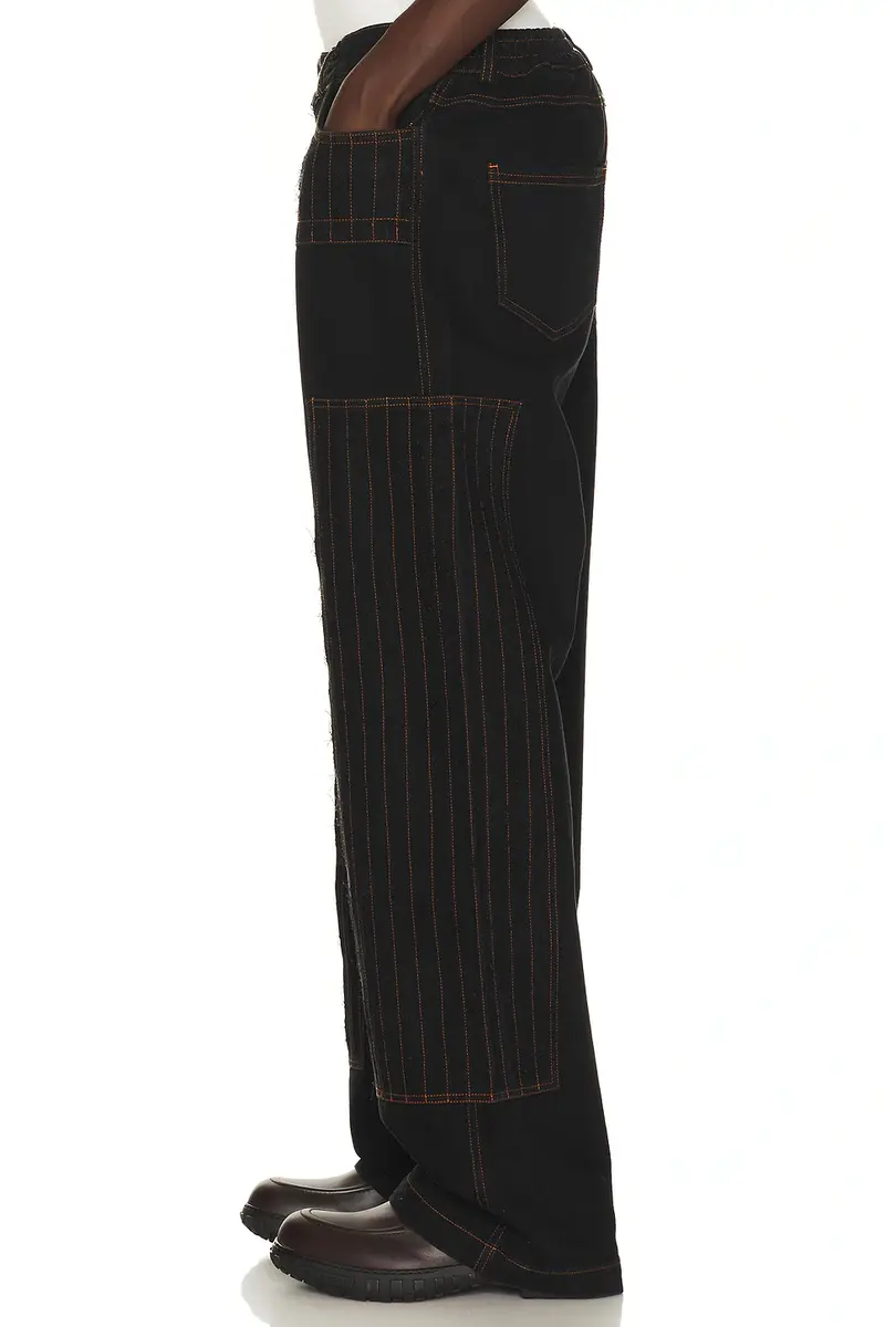 Pas Une Marque Distressed Patch Carpenter Pants | Thumbnail 2 Pas Une Marque Distressed Patch Carpenter Pants | Thumbnail 2