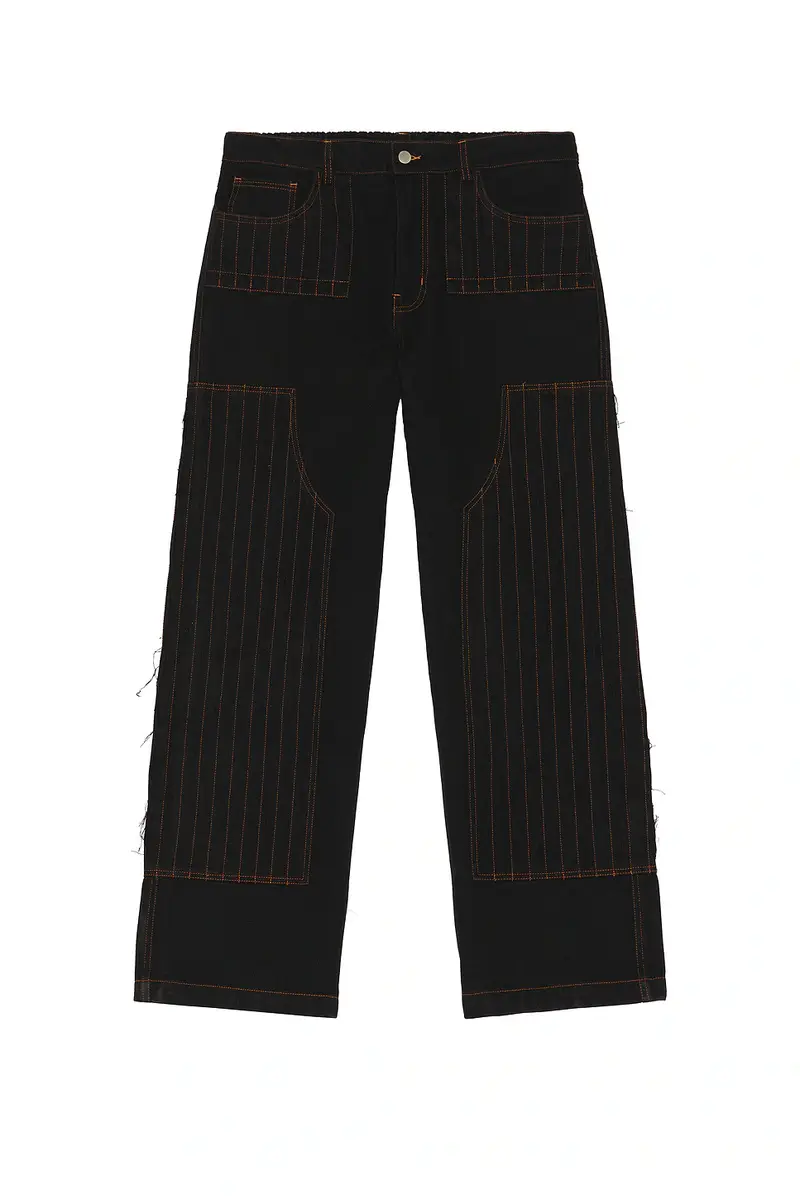 Pas Une Marque Distressed Patch Carpenter Pants | Thumbnail 5 Pas Une Marque Distressed Patch Carpenter Pants | Thumbnail 5