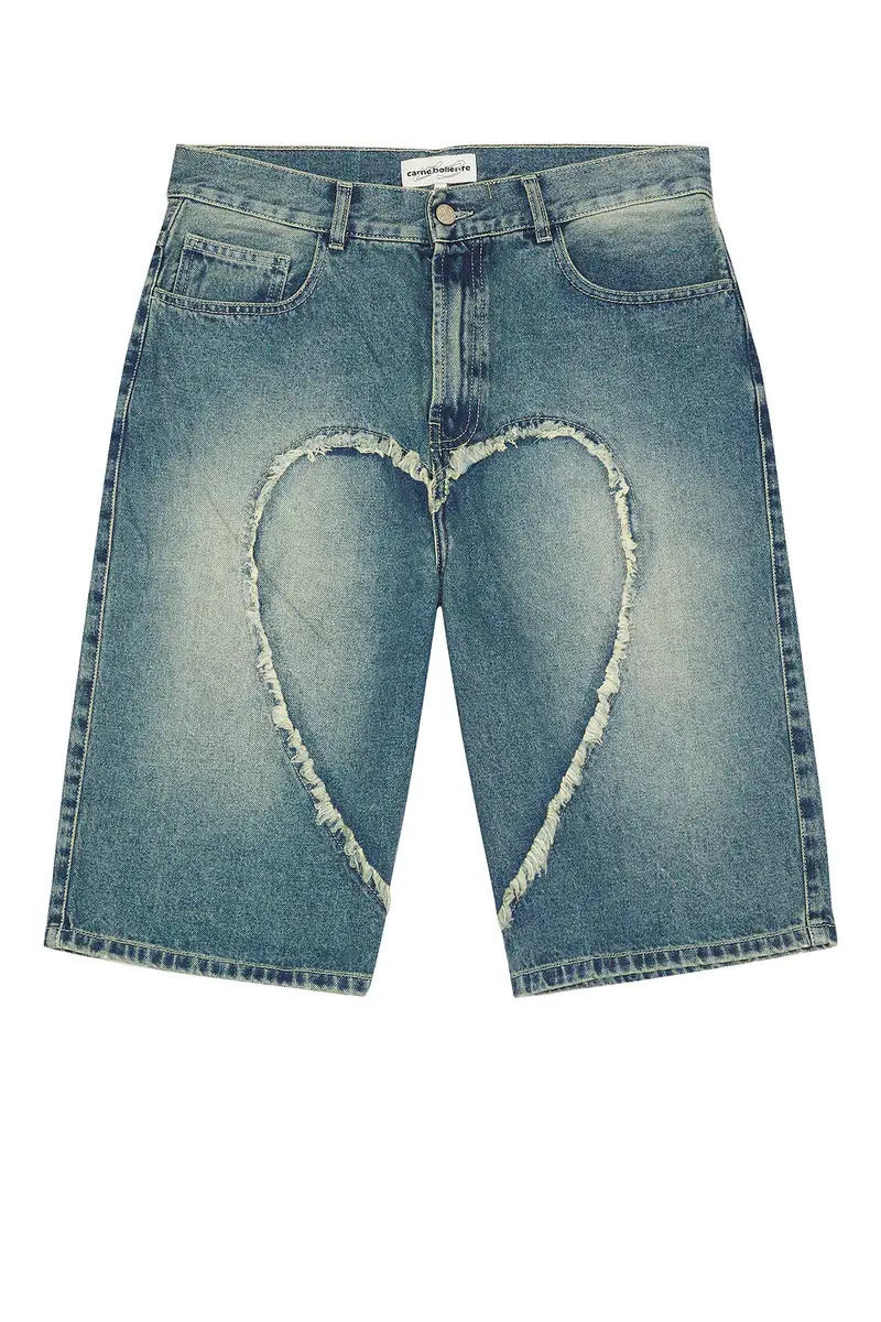 CARNE BOLLENTE Love Denim Shorts | Thumbnail 4 CARNE BOLLENTE Love Denim Shorts | Thumbnail 4