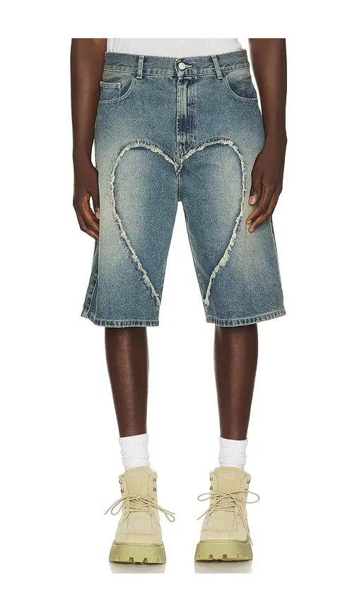CARNE BOLLENTE Love Denim Shorts | Thumbnail 5 CARNE BOLLENTE Love Denim Shorts | Thumbnail 5