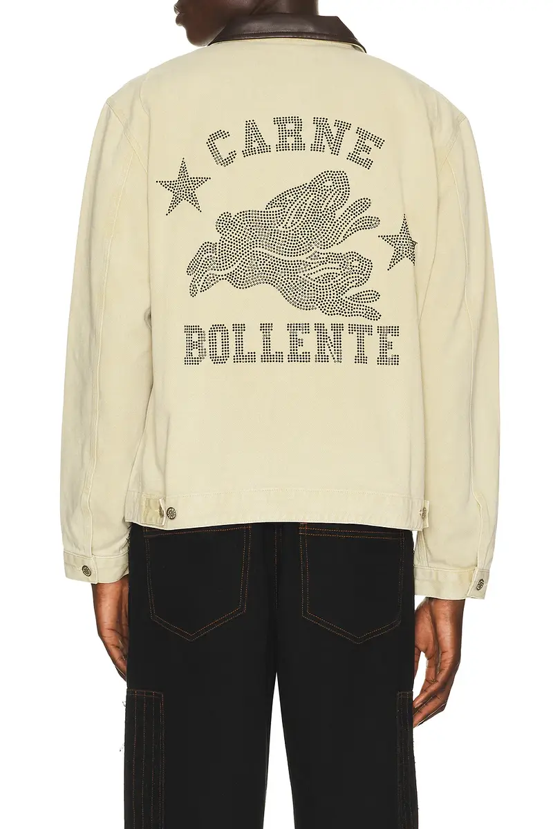 CARNE BOLLENTE Moto Rabbit Rides Again Jacket | Thumbnail 2 CARNE BOLLENTE Moto Rabbit Rides Again Jacket | Thumbnail 2