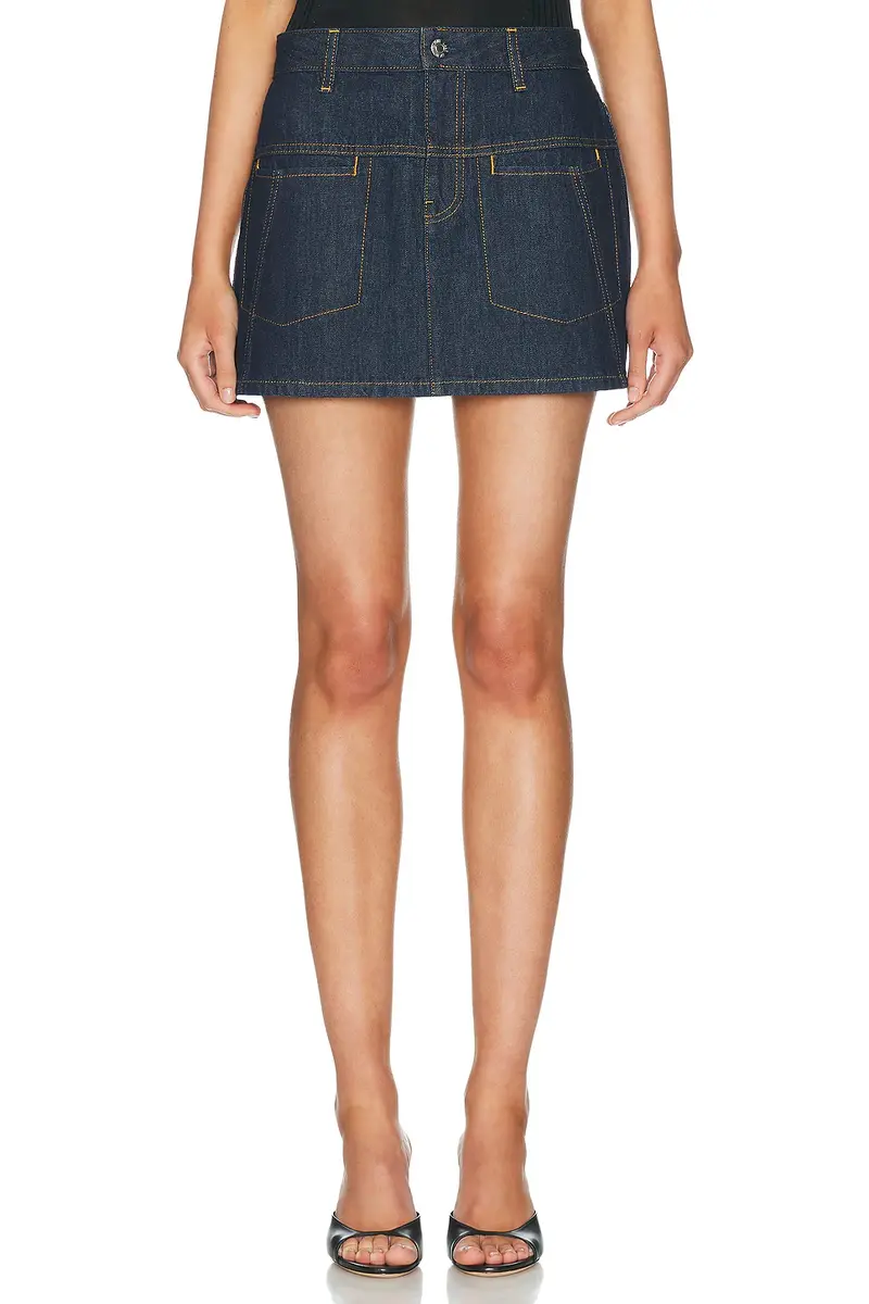 Helmut Lang Denim Mini Skirt | Image 1 Helmut Lang Denim Mini Skirt | Image 1