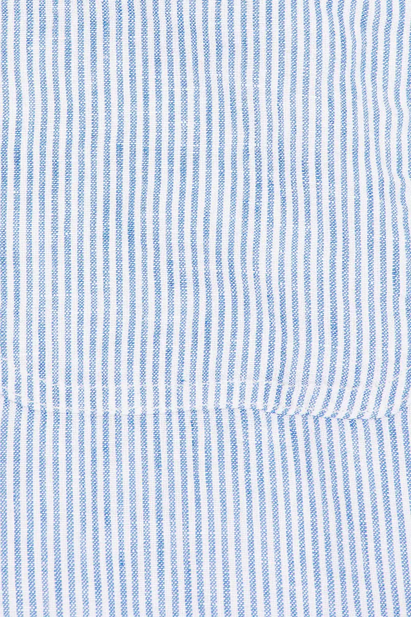 Polo Ralph Lauren Slubby Linen Striped Chore Overshirt | Thumbnail 5 Polo Ralph Lauren Slubby Linen Striped Chore Overshirt | Thumbnail 5
