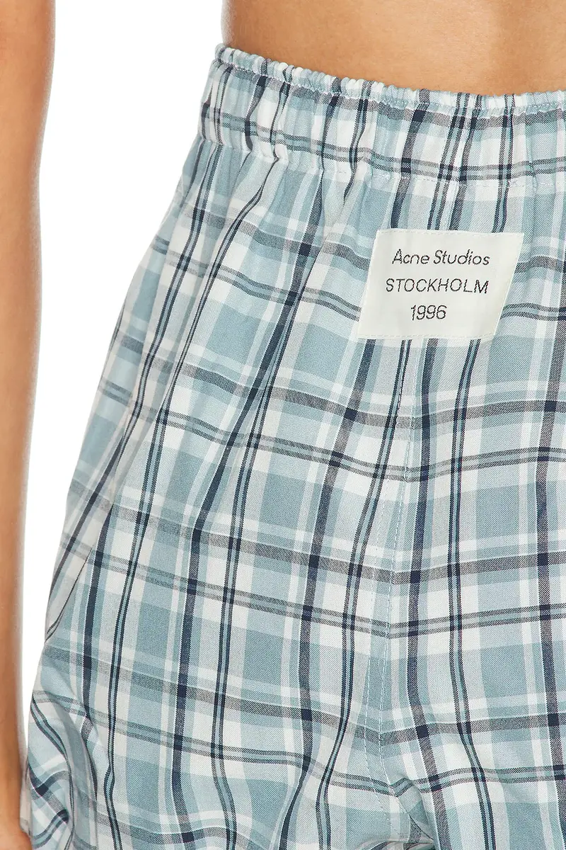 Acne Studios Pebby Plaid Short | Thumbnail 6 Acne Studios Pebby Plaid Short | Thumbnail 6
