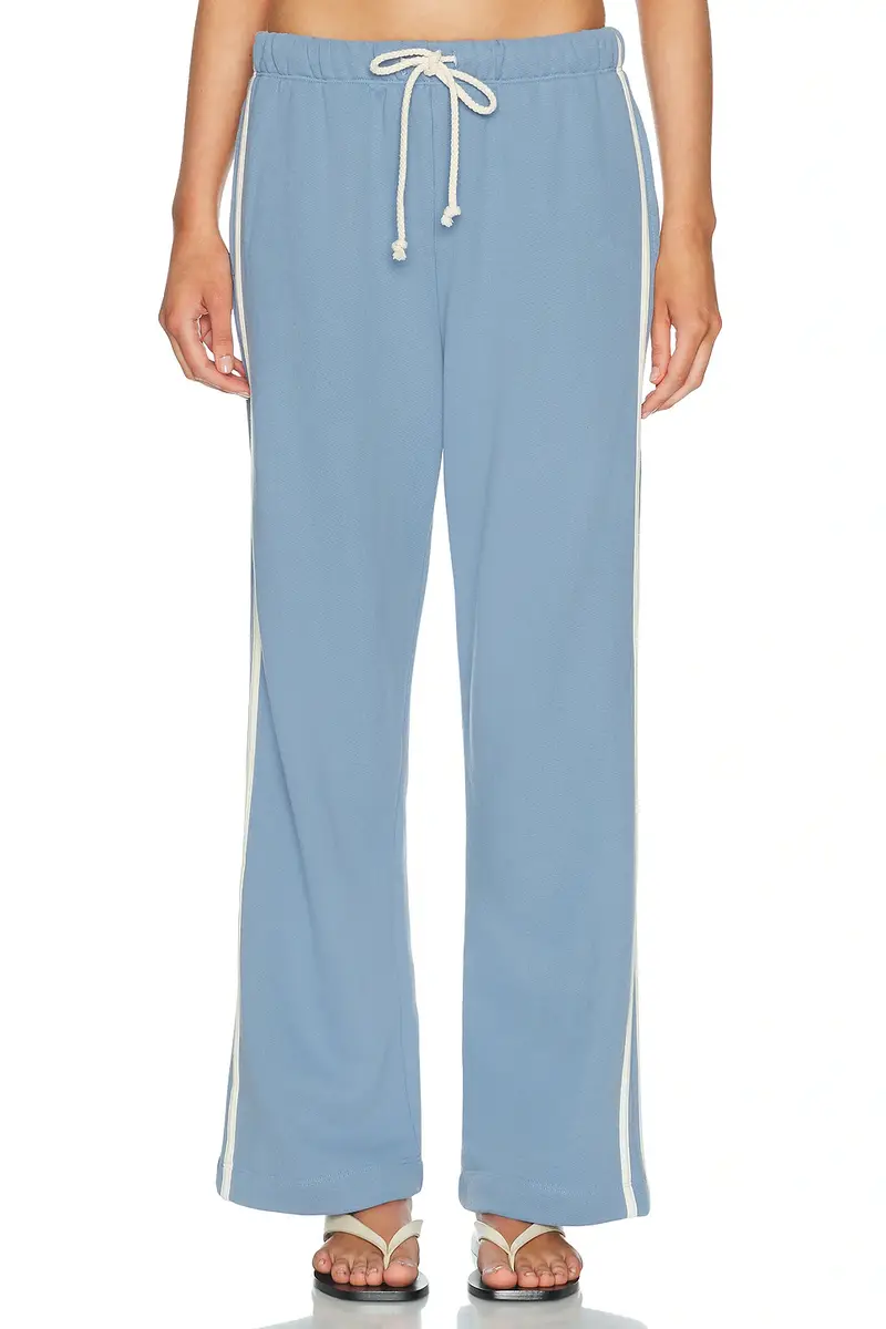 DONNI. The Eco Terry Stripe Crop Pant | Thumbnail 2 DONNI. The Eco Terry Stripe Crop Pant | Thumbnail 2