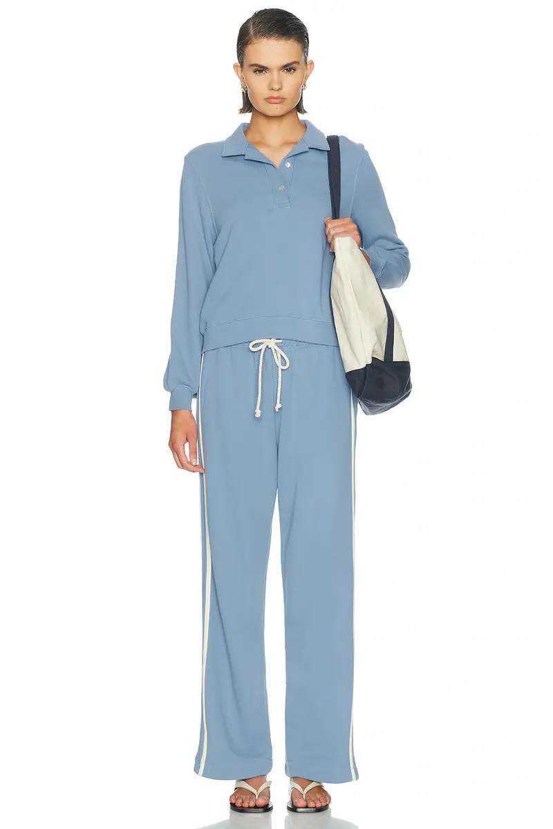 DONNI. The Eco Terry Stripe Crop Pant | Thumbnail 5 DONNI. The Eco Terry Stripe Crop Pant | Thumbnail 5